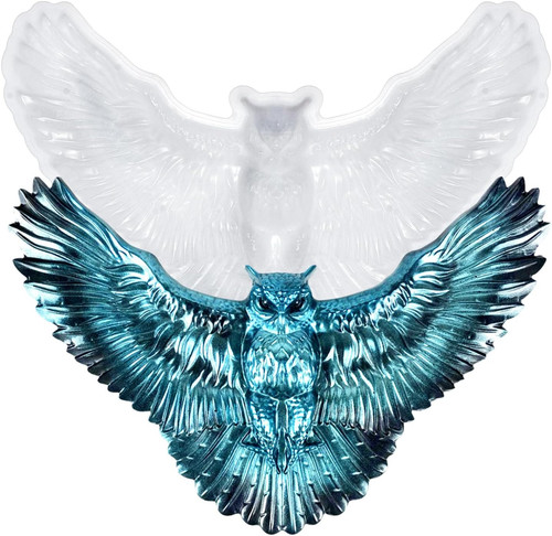 Winged owl silicone - 3d,
