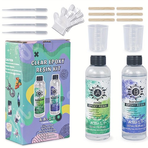 Epoxy resin kit 16oz - resin, 16oz,