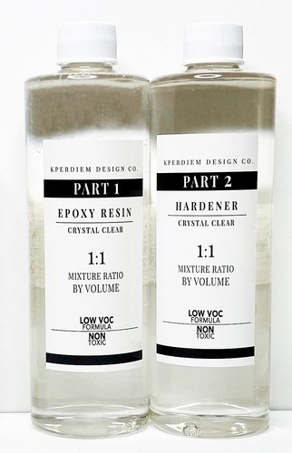 Crystal clear epoxy resin - clear, 1:1